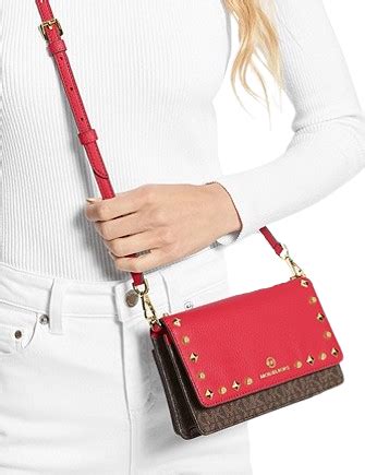 michael kors phone crossbody studded|Michael Kors smartphone crossbody.